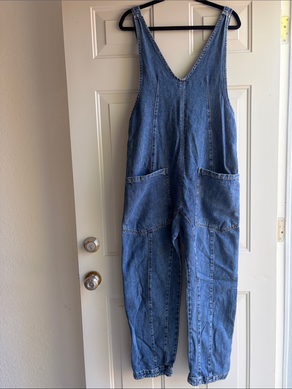 We The Free High Roller Jean Jumpsuit
